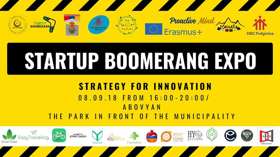 Startup Boomerang Expo՝ Աբովյան քաղաքում