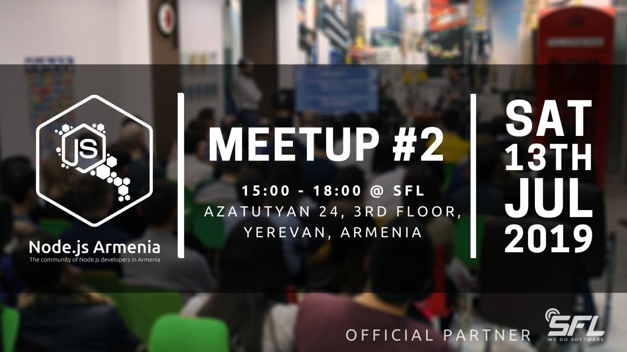 Node.js Armenia Meetup-ի գրանցումը բացված է
