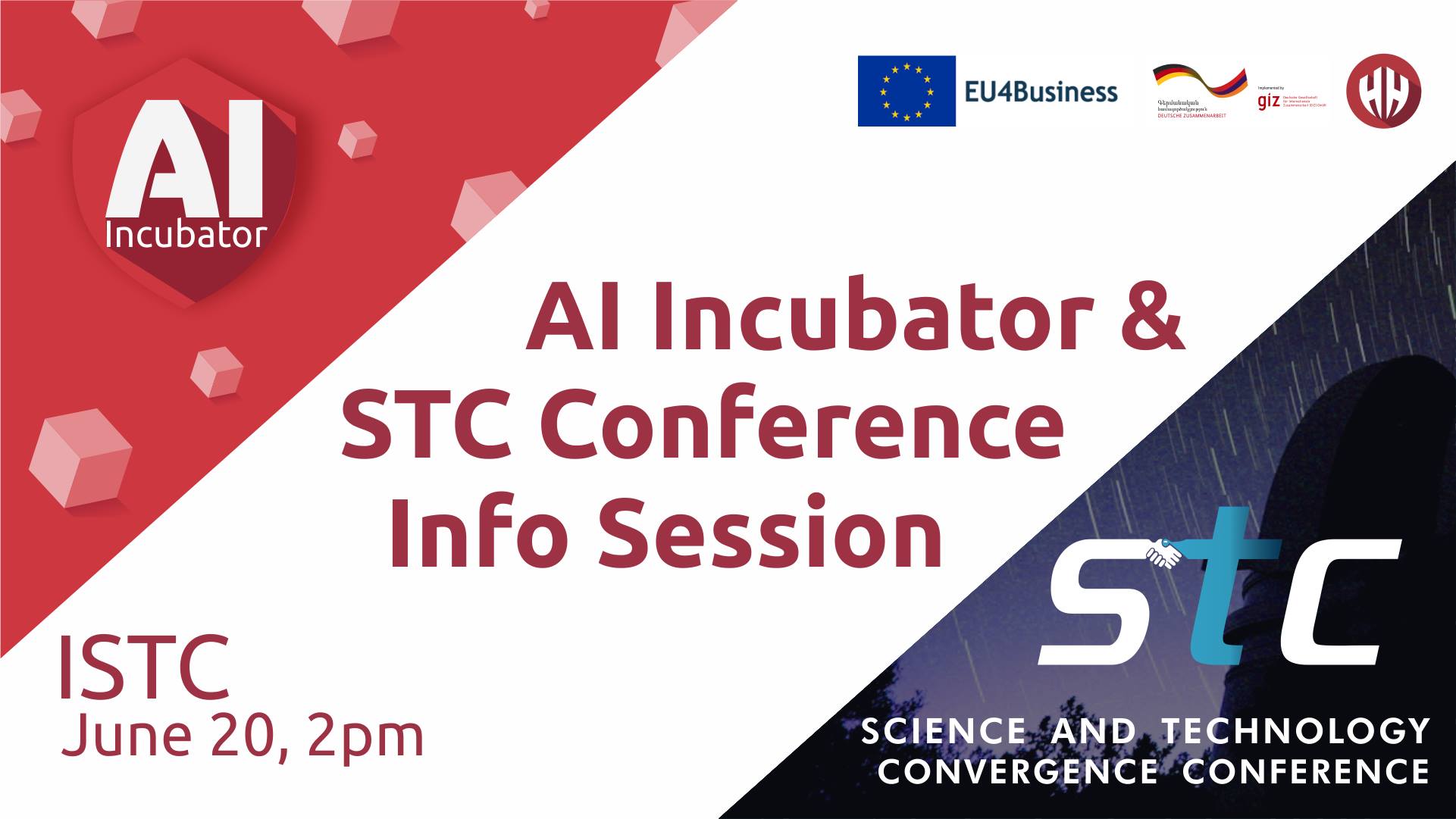 AI Incubator and STC Conference տեղեկատվական հանդիպումը ISTCում