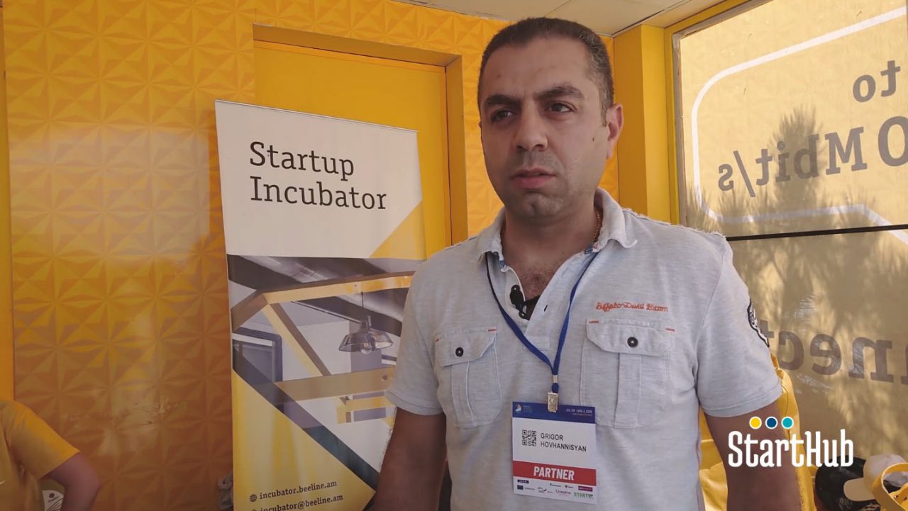 Գրիգոր Հովհաննիսյան. Beeline Startup Incubator-ի ստարտափների նկատմամբ մեծ հետաքրքրություն կա. տեսանյութ